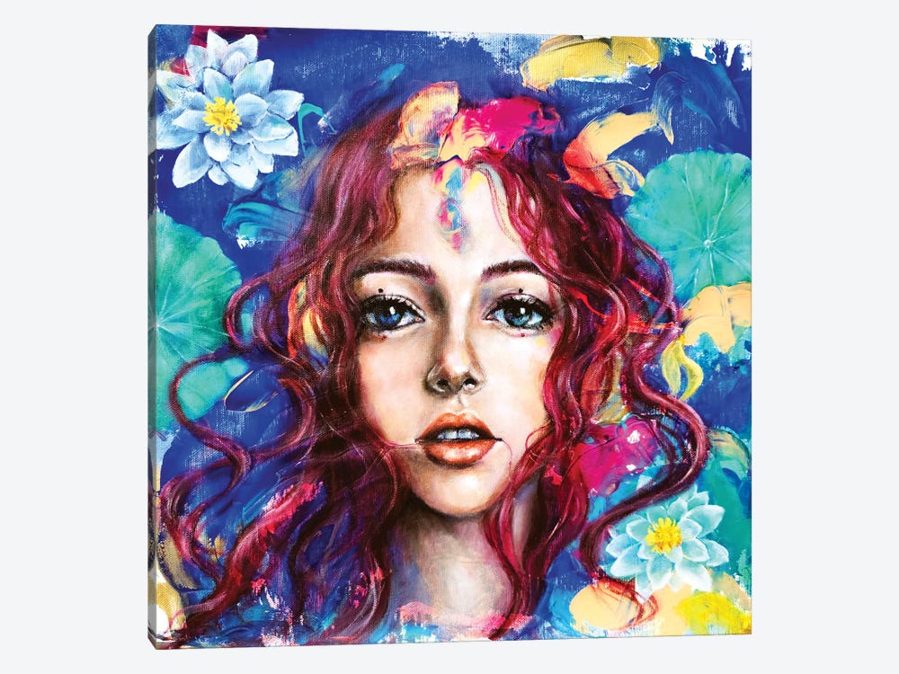 The Dreamer: Waterlily by Eury Kim 1-piece Canvas Artwork