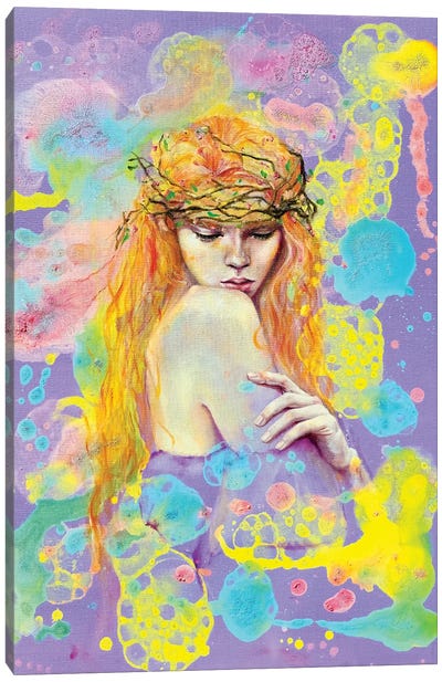 She Belongs To The Forest Canvas Art Print - Eury Kim