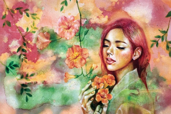 Hibiscuses: Waiting II by Eury Kim