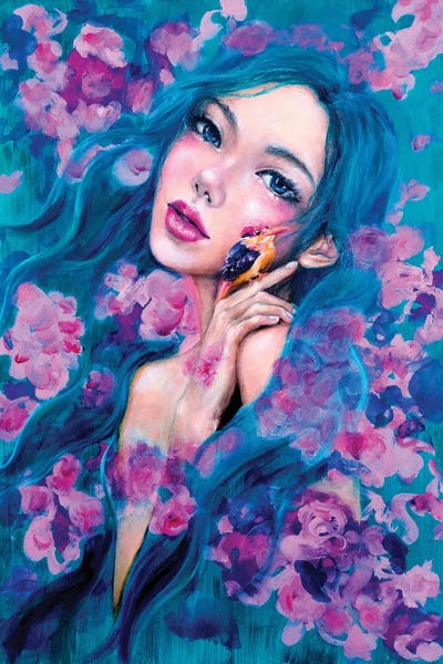 The Lover: Green by Eury Kim canvas print