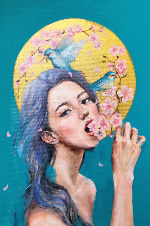 I Eat Flowers by Eury Kim wall art