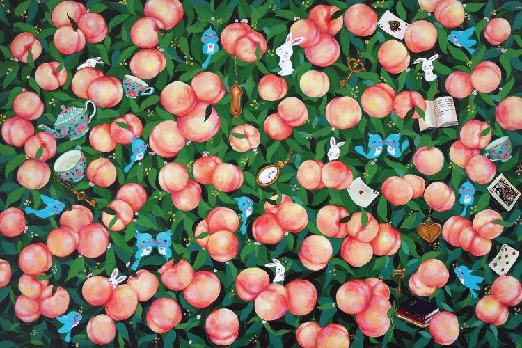 Peach Garden by Eury Kim wall art