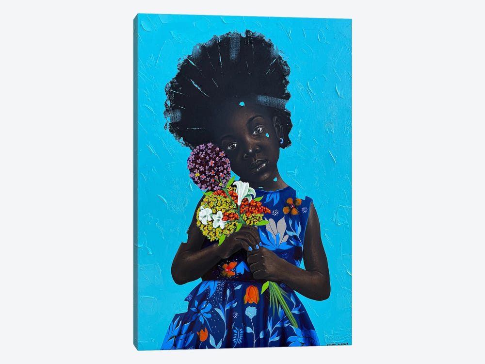 Give Us Our Flowers II by Eyitayo Alagbe 1-piece Canvas Art Print