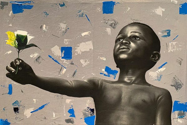 Similar To Kehinde Wiley: Give Us Our Flowers by Eyitayo Alagbe