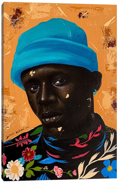 I'm Different VI Canvas Art Print - Contemporary Portraiture by Black Artists