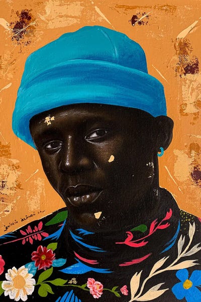 Similar To Kehinde Wiley: I'm Different VI by Eyitayo Alagbe