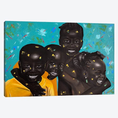 Togetherness Canvas Print #EYY21} by Eyitayo Alagbe Art Print