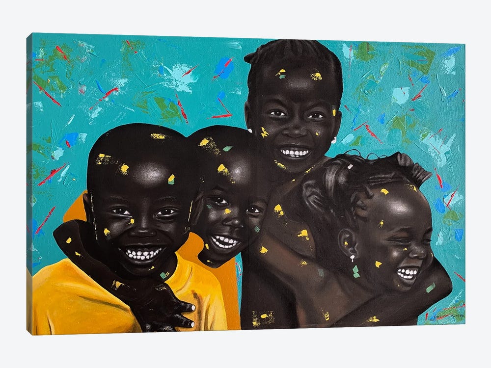 Togetherness by Eyitayo Alagbe 1-piece Canvas Art Print