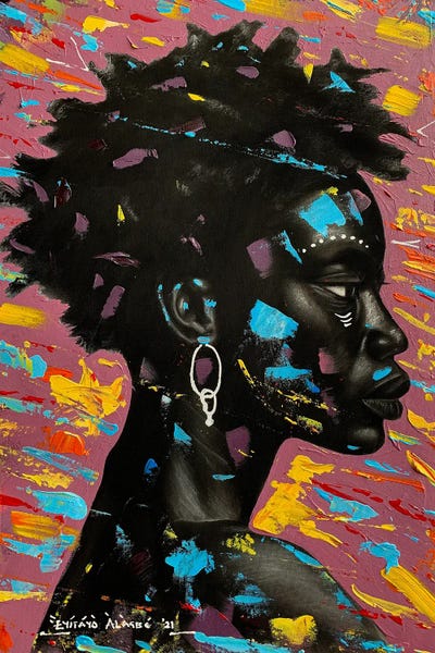 Letter To Arike by Eyitayo Alagbe framed canvas print