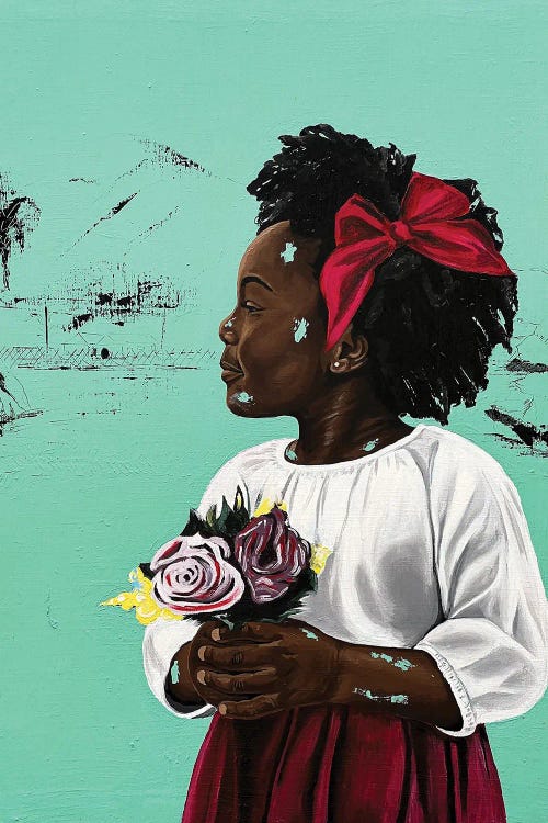 Flower Girl by Eyitayo Alagbe canvas print