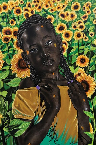 Fine Art Print: Flower Girl II by Eyitayo Alagbe