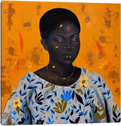 Soliloquizing I Canvas Art Print - Eyitayo Alagbe