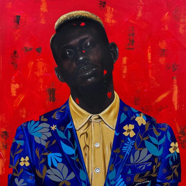 Similar To Kehinde Wiley: Soliloquizing II by Eyitayo Alagbe