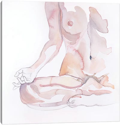 Breathe No. 4 Canvas Art Print - Subdued Nudes