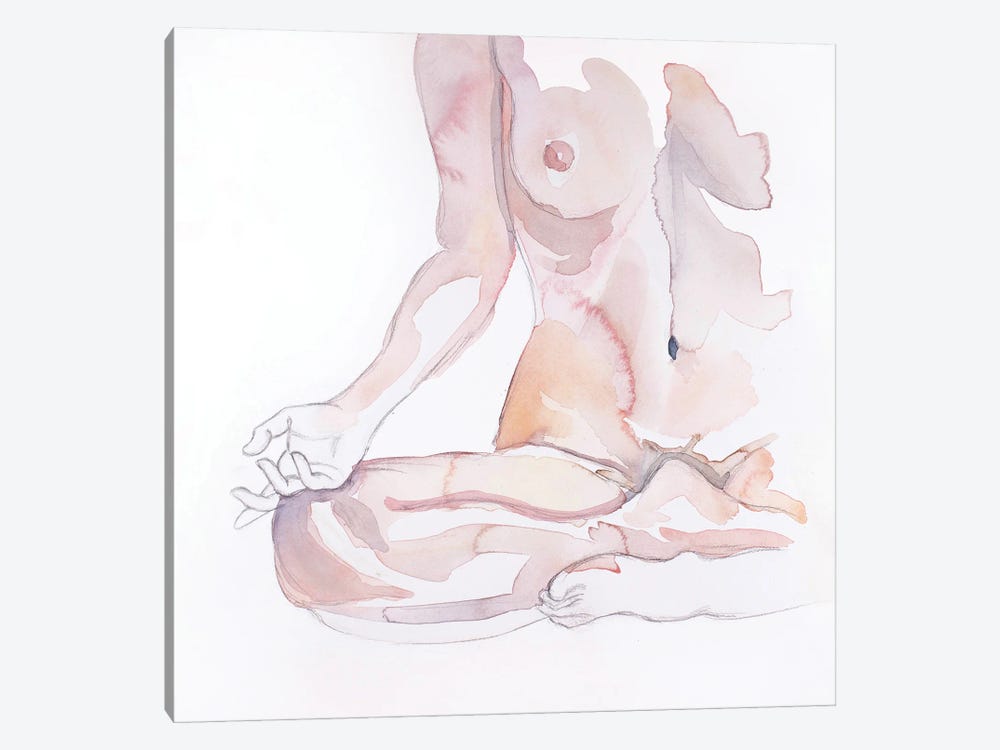 Breathe No. 4 by Elizabeth Becker 1-piece Canvas Art