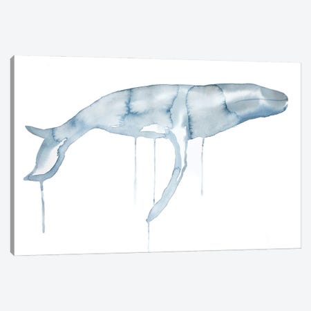 Whale No. 1 Canvas Print #EZB122} by Elizabeth Becker Canvas Print