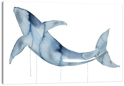 Whale No. 2 Canvas Art Print - Elizabeth Becker