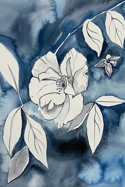 Wild Rose No. 15 by Elizabeth Becker framed wall art