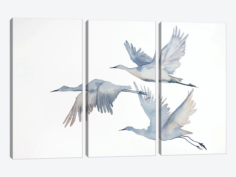 Winter Geese No. 5 by Elizabeth Becker 3-piece Art Print