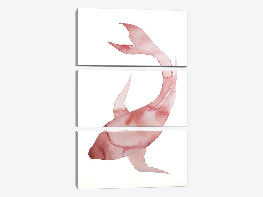 Fish No. 3 by Elizabeth Becker 3-piece Canvas Print