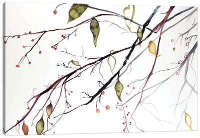 November Branches No. 12 Canvas Art Print - Elizabeth Becker