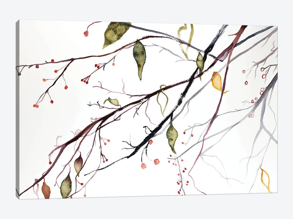 November Branches No. 12 by Elizabeth Becker 1-piece Canvas Wall Art