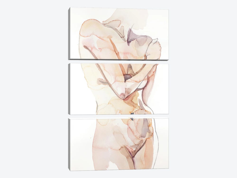 Nude No. 84 by Elizabeth Becker 3-piece Canvas Art