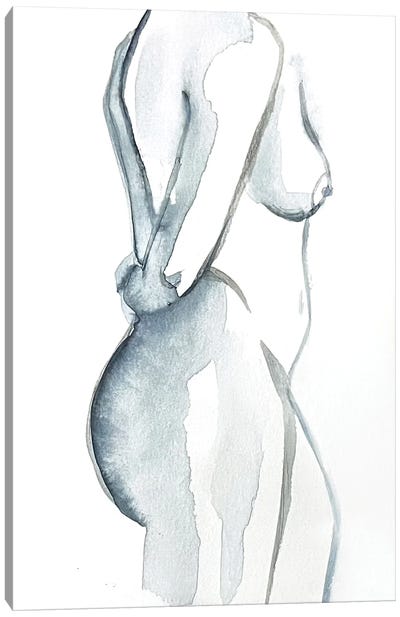 Nude No. 90 Canvas Art Print - Elizabeth Becker