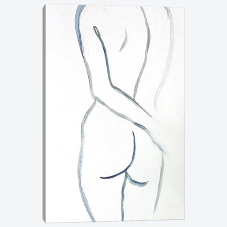 Nude No. 92 Canvas Print #EZB87} by Elizabeth Becker Art Print