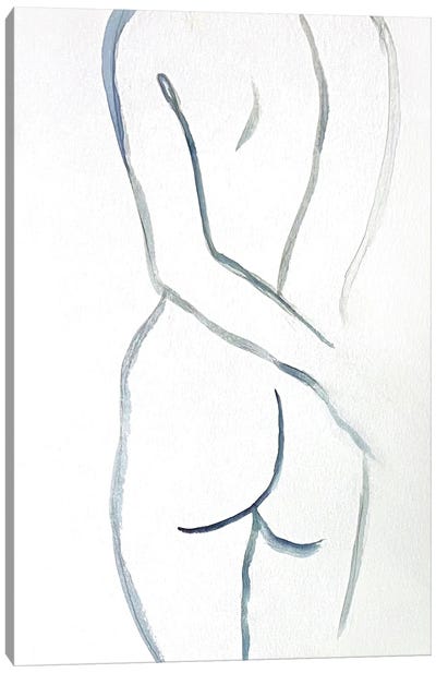 Nude No. 92 Canvas Art Print - Subdued Nudes
