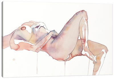 Nude No. 95 Canvas Art Print - Elizabeth Becker