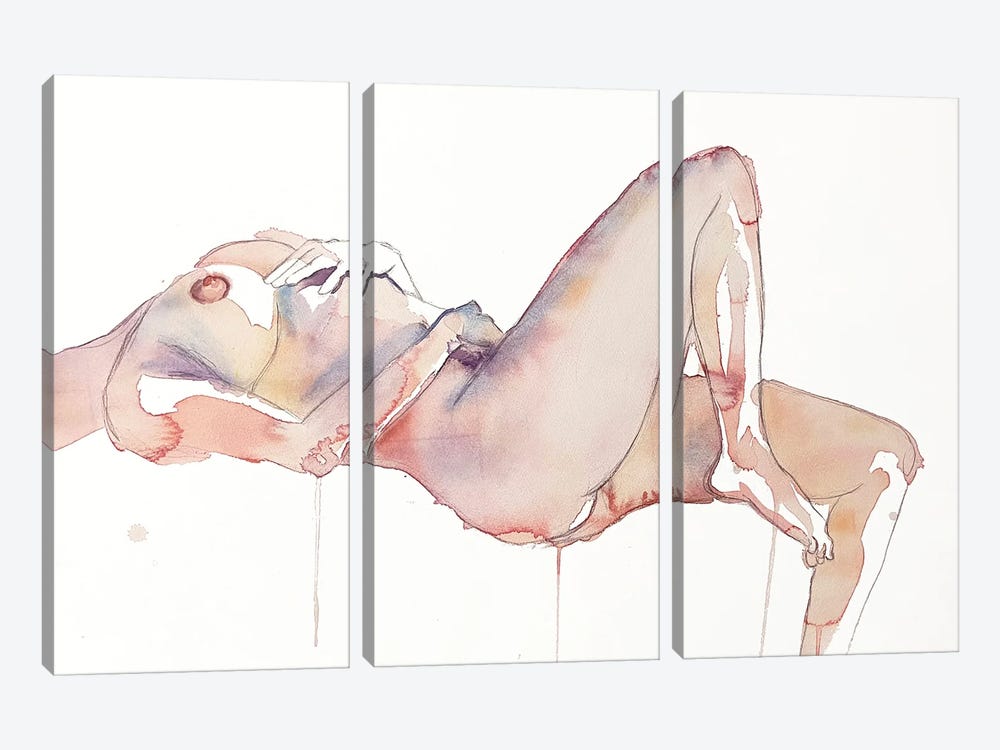 Nude No. 95 by Elizabeth Becker 3-piece Canvas Print