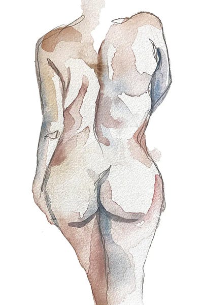 Subdued Nudes: Nude No. 96 by Elizabeth Becker