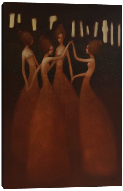 Eternal Dance Canvas Art Print - Eduard Zentsik