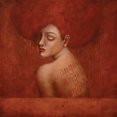 Ginger Angel by Eduard Zentsik multi panel art