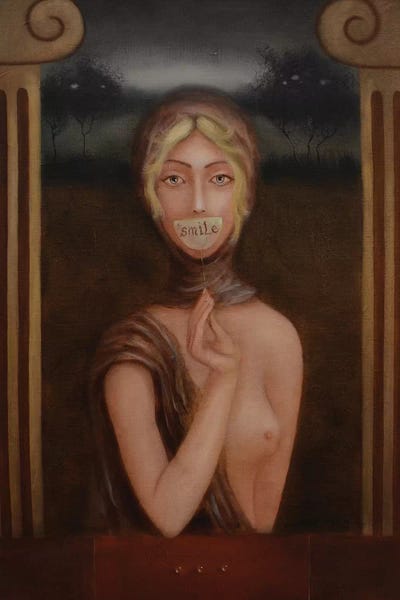 Her Smile by Eduard Zentsik multi panel art