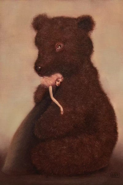 Love And The Bear by Eduard Zentsik multi panel art