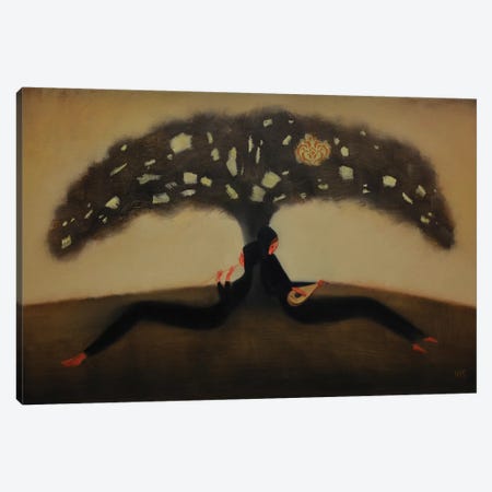 Mysterius Tree Flight Of Sound Canvas Print #EZE39} by Eduard Zentsik Canvas Art