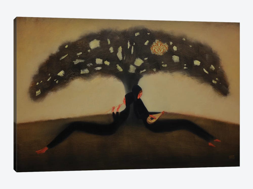 Mysterius Tree Flight Of Sound by Eduard Zentsik 1-piece Art Print