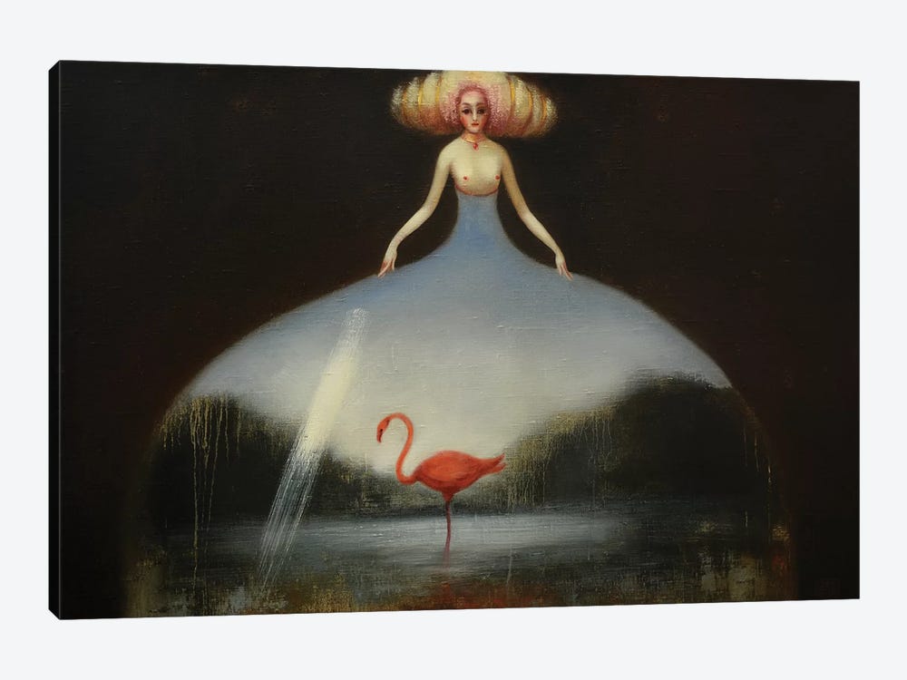 Pink Flamingo by Eduard Zentsik 1-piece Art Print