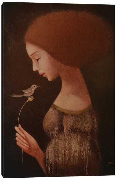The Bird Of Happiness Canvas Art Print - Eduard Zentsik