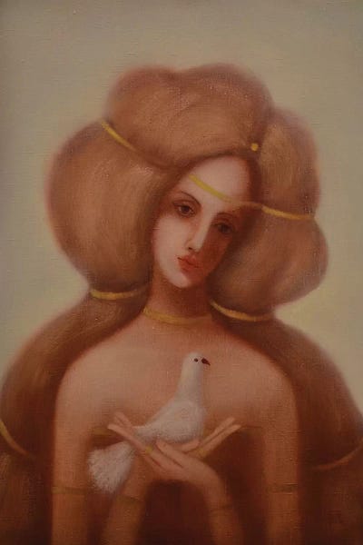 White Dove by Eduard Zentsik framed wall art