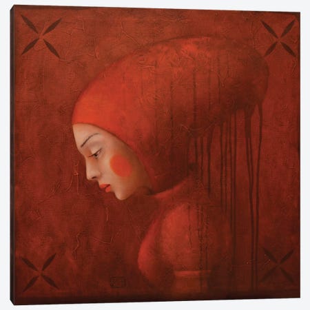 By Red Frog Canvas Print #EZE8} by Eduard Zentsik Canvas Wall Art