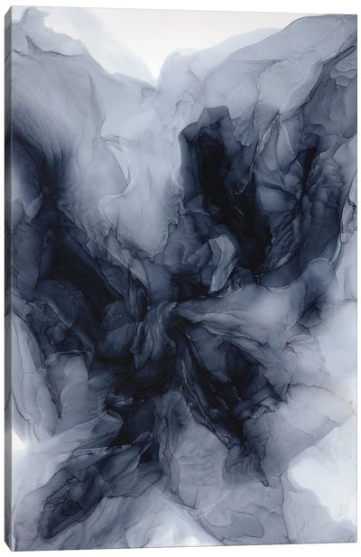 Chaos Wings Canvas Art Print - Alcohol Ink Art