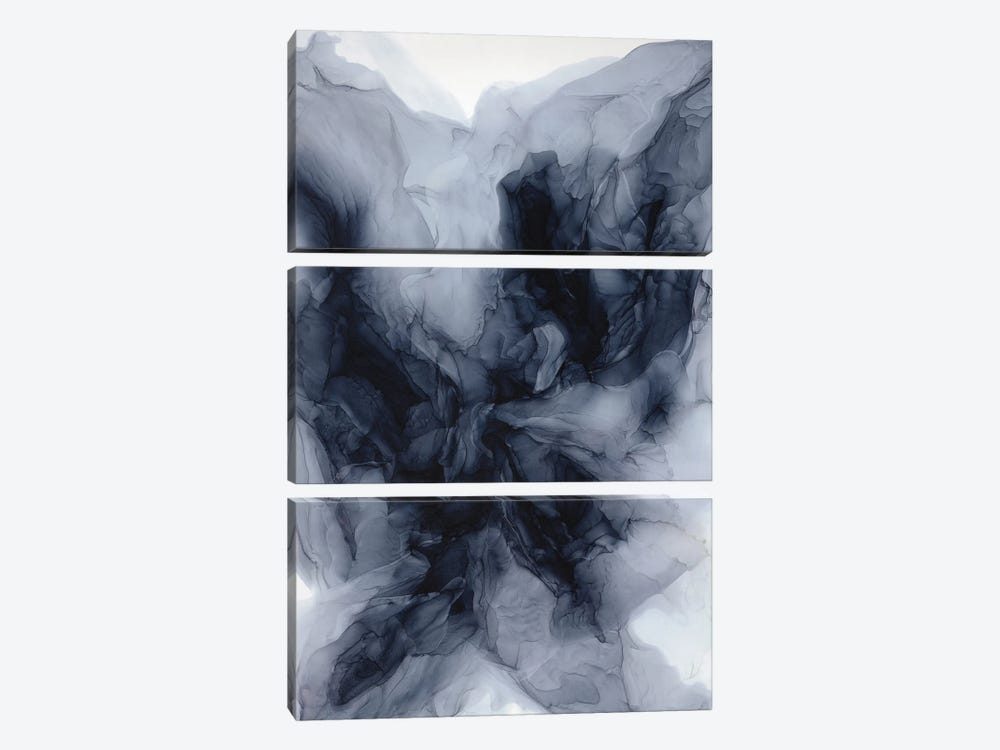 Chaos Wings by Elizabeth Karlson 3-piece Canvas Print