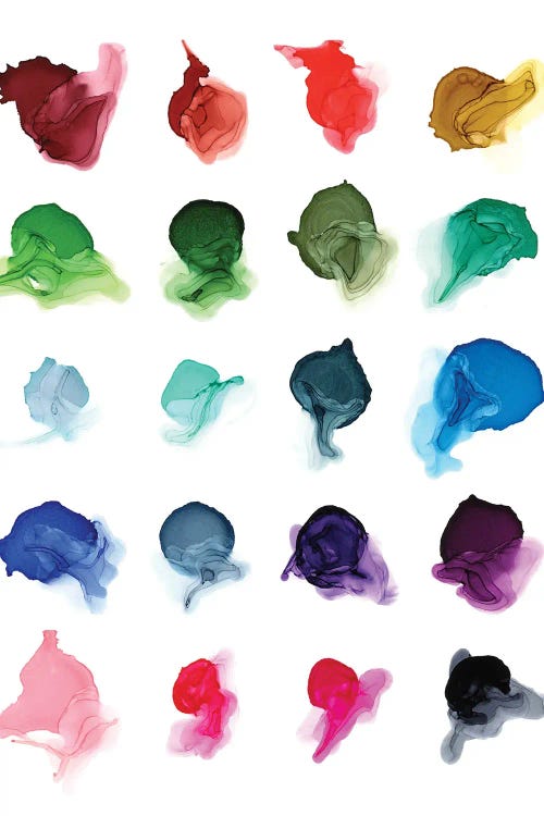 Ranger Swatch Splotches by Elizabeth Karlson wall art