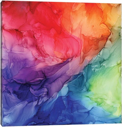 Roygbiv Canvas Art Print - Colorful Abstracts