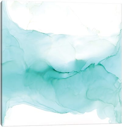 Aqua Mist Canvas Art Print - Elizabeth Karlson