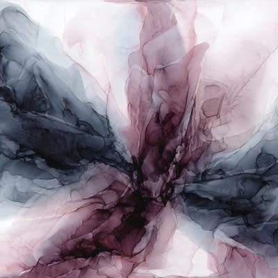 Aubergray II by Elizabeth Karlson framed canvas print