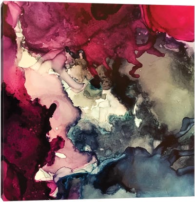 Dark Inks Alcohol Ink Painting Canvas Art Print - Make a Statement